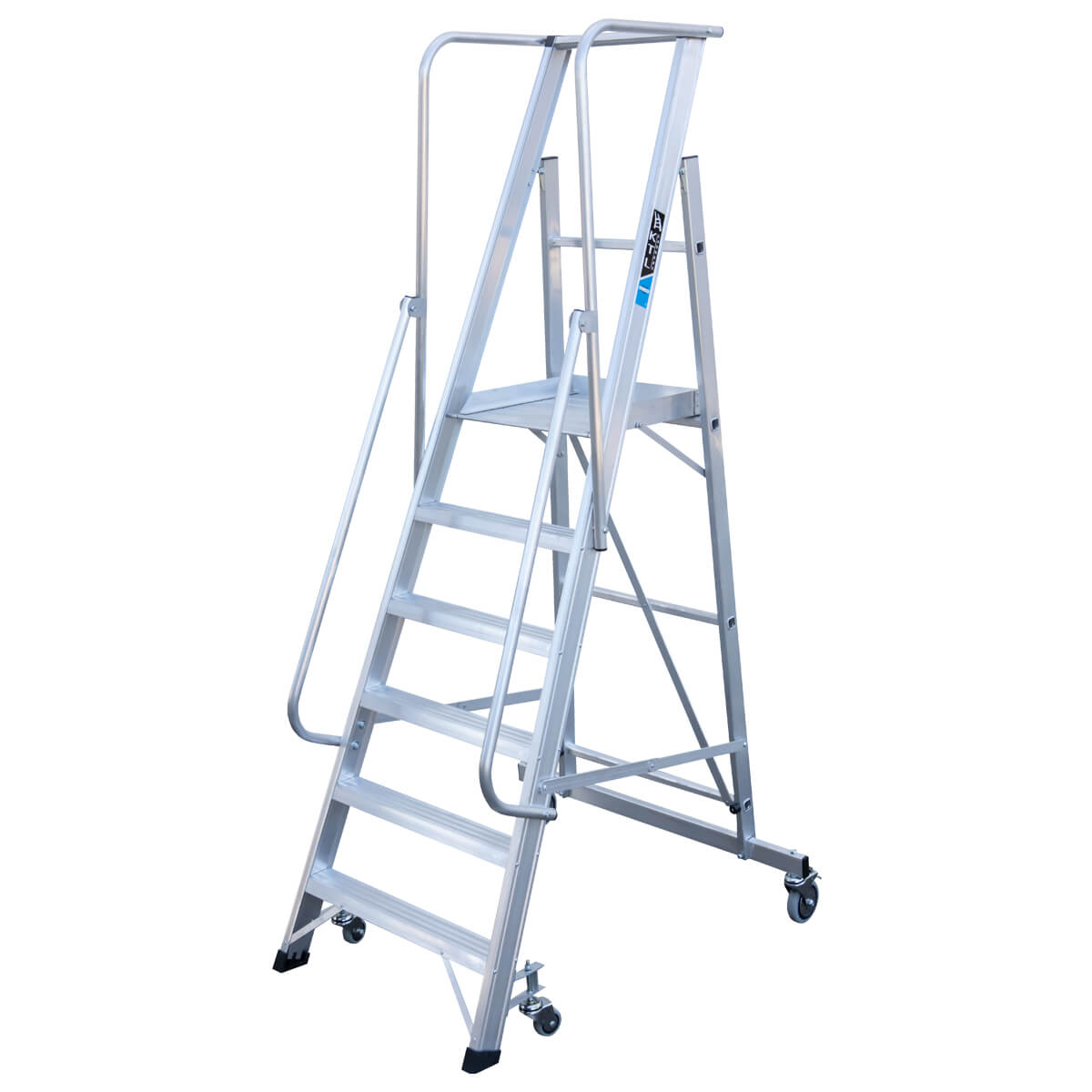 Escalera móvil de plataforma plegable 2XL-S de Enfoque Escalera
