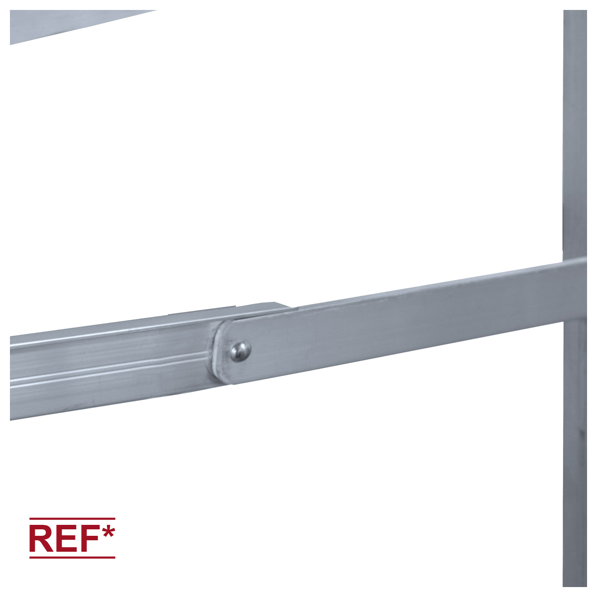 XL Escalera de tijera - Tirante de seguridad en aluminio