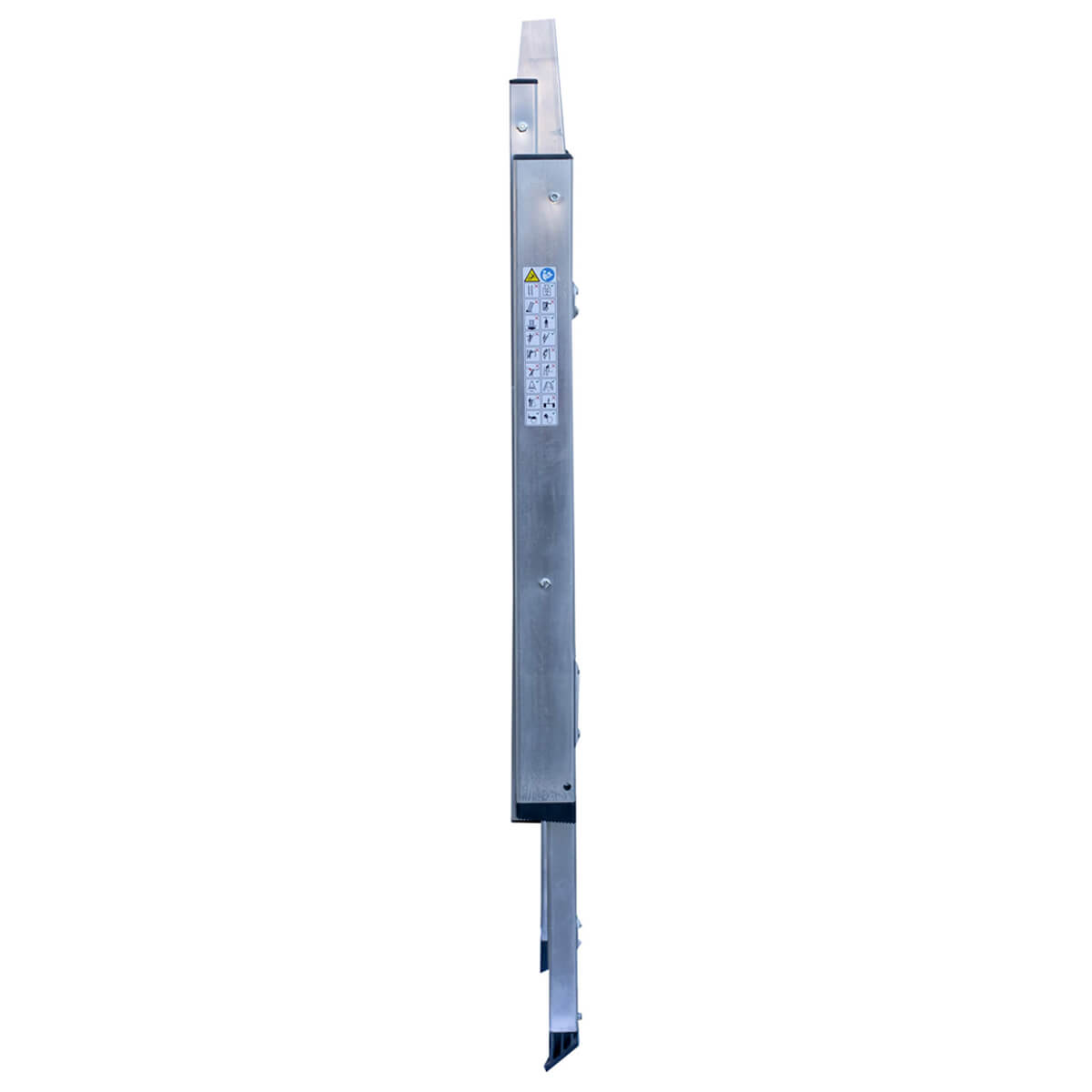Taburete plegable BIG K-FOLD en posición de perfil
